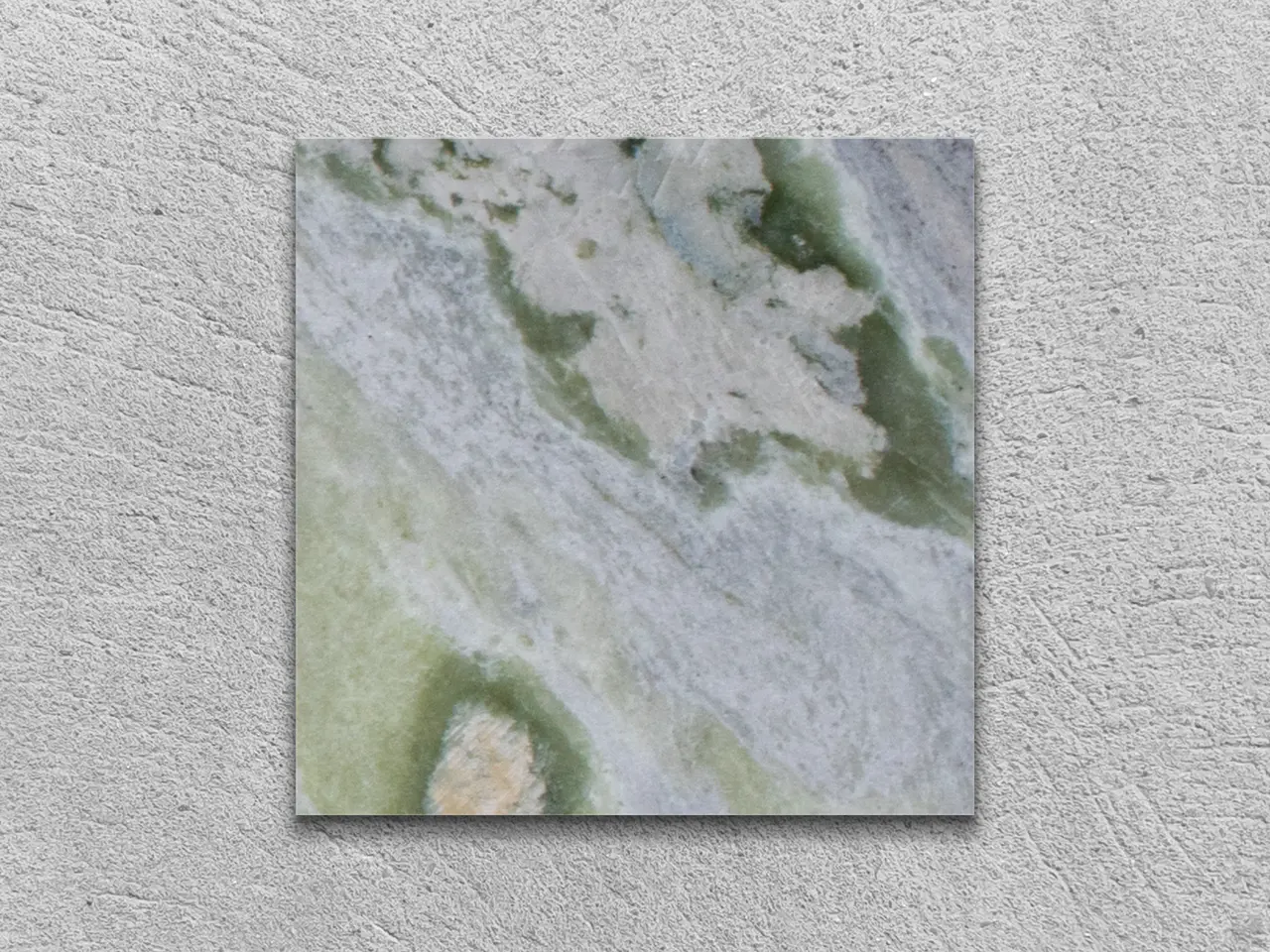 Слэб из оникса HIMALAYAN GREEN полированный 100x100x30 мм, код 10589