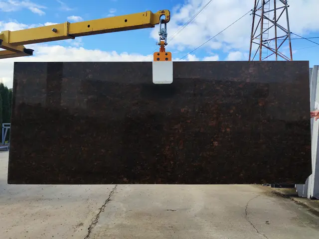 Слэб из гранита TAN BROWN полированный 3080x1290x30 мм, код 28961