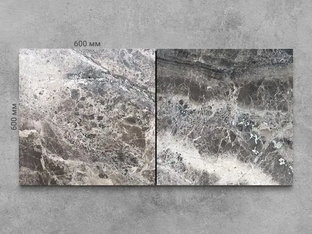 Плитка из мрамора MARON DI NOTTE полированный 600x600x20 мм, код 1299