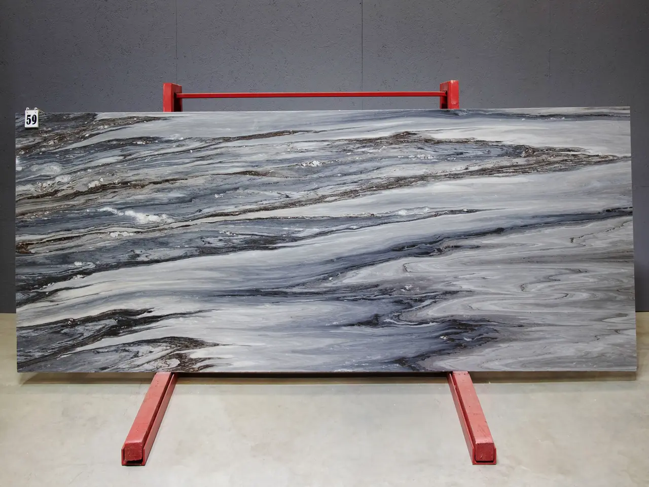 Слэб из мрамора PALISSANDRO BRONZE полированный 3130x1270x20 мм, код 28284