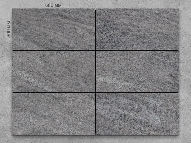 Плитка из гранита PARADISSO термообработанный 600x300x18 мм, код 3972
