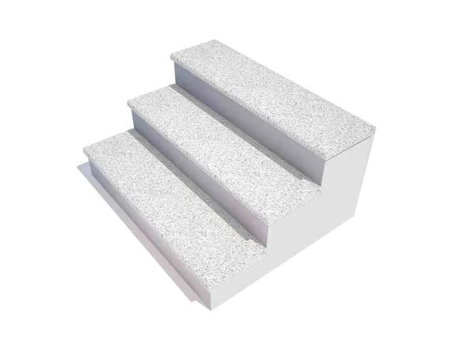 Ступень BELLA WHITE термообработанная 1250x330x20 мм, код 169