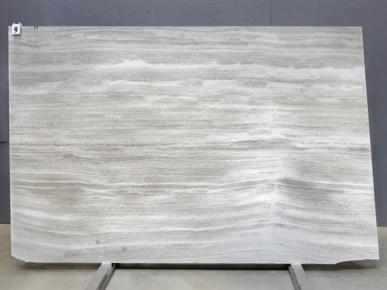 Слэб из мрамора SILK GEORGETTE BIANCO EXTRA полированный 2810x1850x20 мм, код 28764