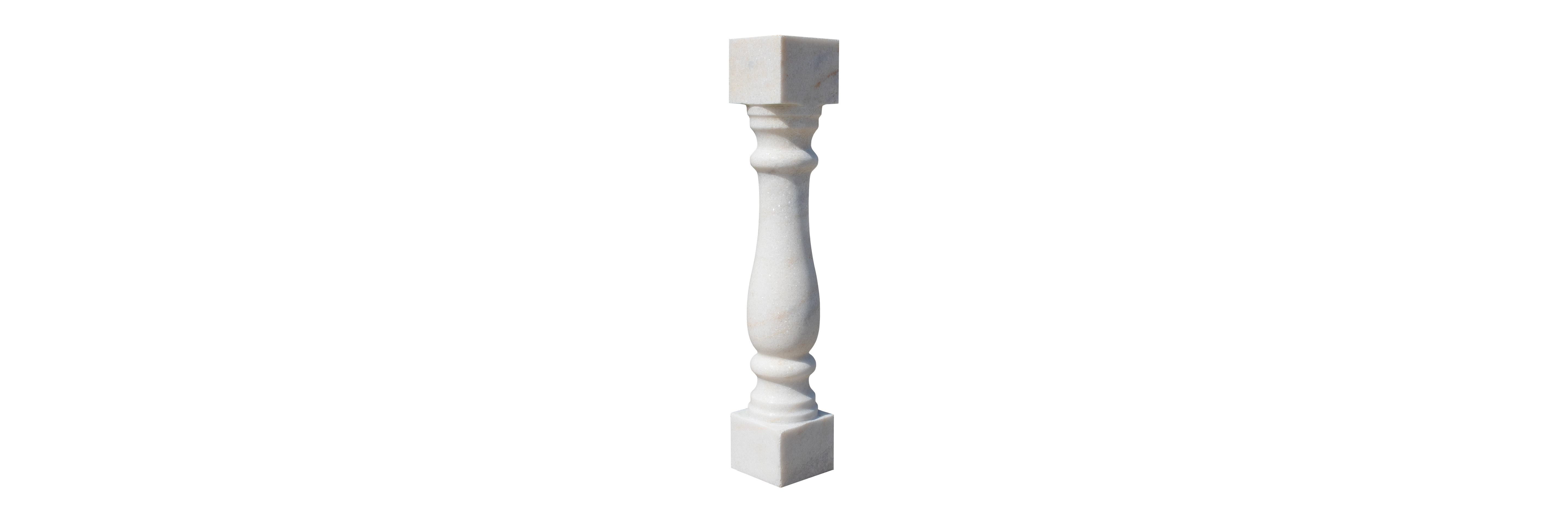 Балясина PURE WHITE M5, мрамор полированный