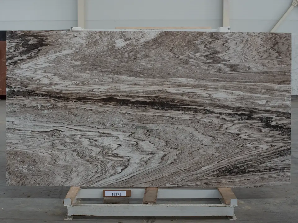 Слэб из мрамора PALISSANDRO полированный 2870x1560x20 мм, код 19271
