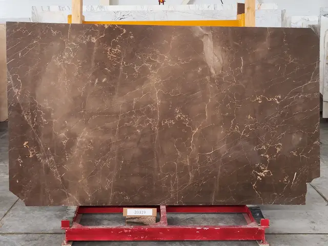 Слэб из мрамора ARMANI BRONZE 2600x1400x20 мм, код 20319