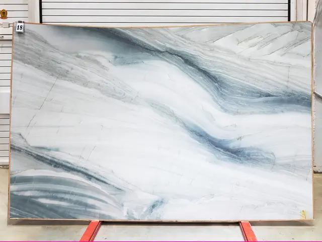 Слэб из кварцита DEEP OCEAN LEATHER 3020x1900x20 мм, код 28306