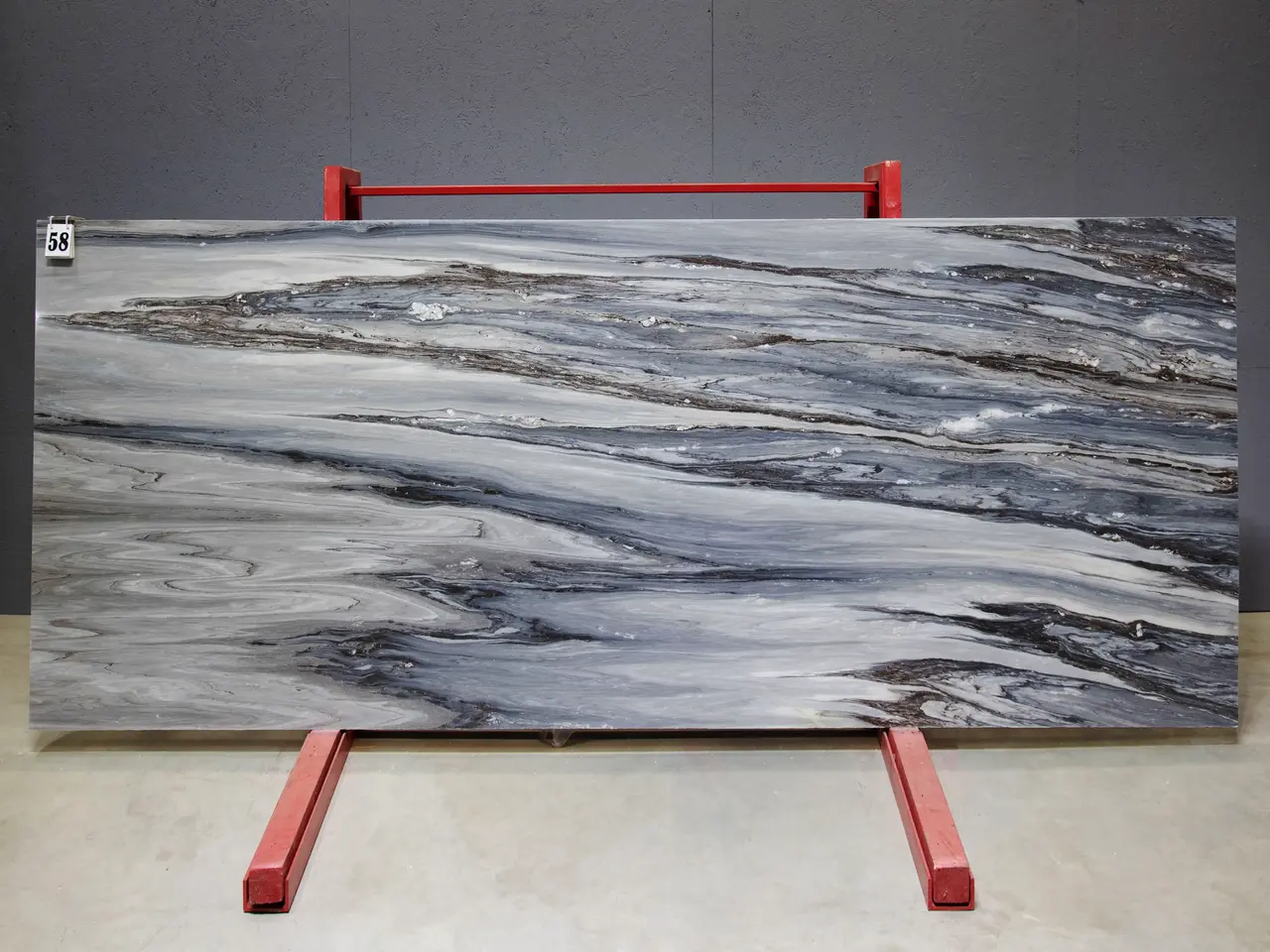 Слэб из мрамора PALISSANDRO BRONZE полированный 3130x1270x20 мм, код 28283