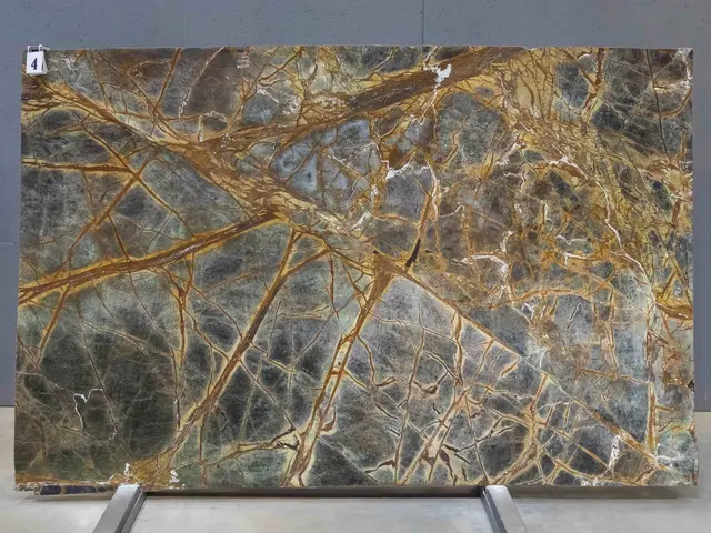 Слэб из мрамора BIDASAR BROWN LEATHER 2600x1700x20 мм, код 26936