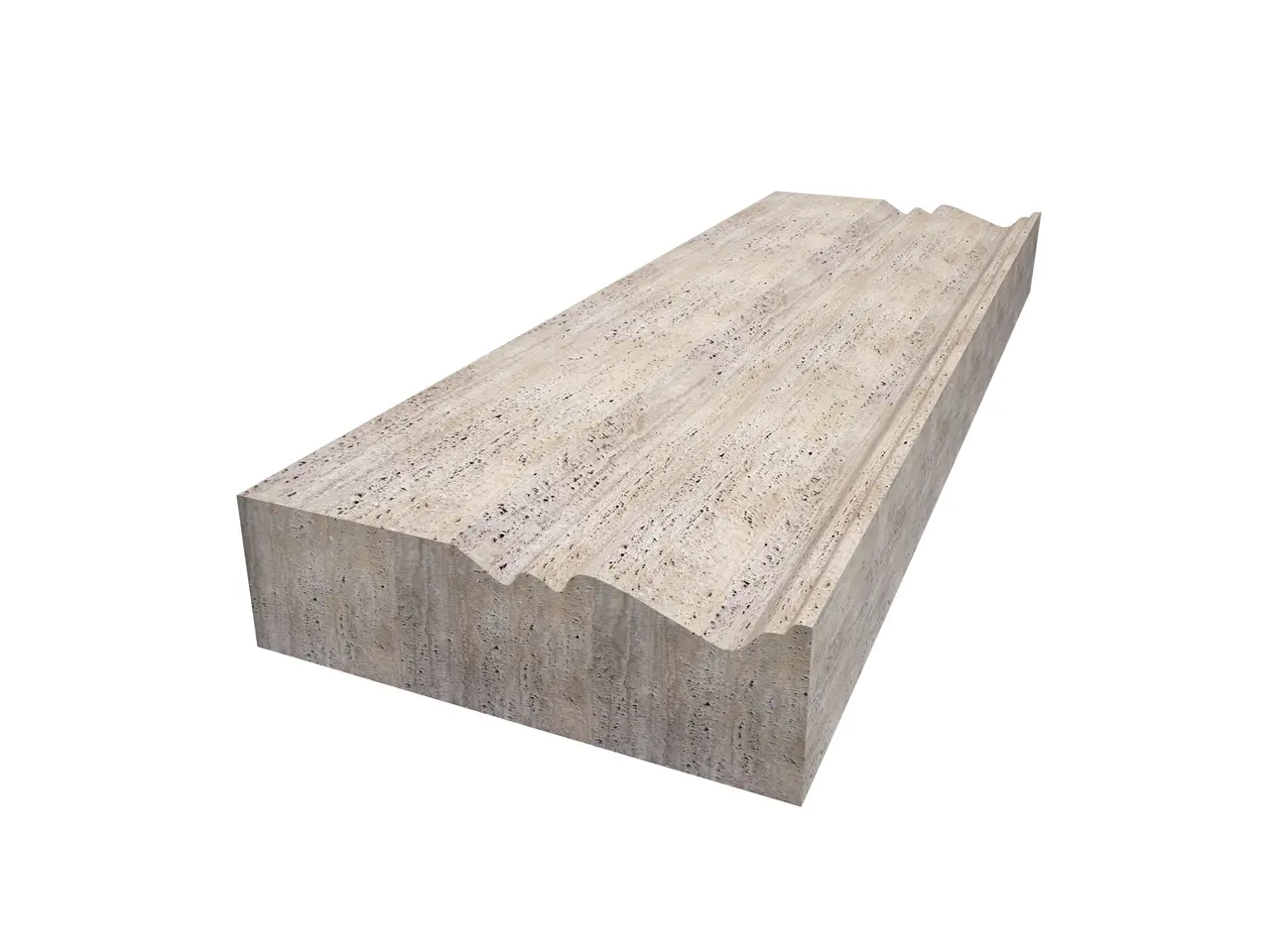 Карниз из травертина DIAMOND V/S M2 1000x100x30 мм, код 12529