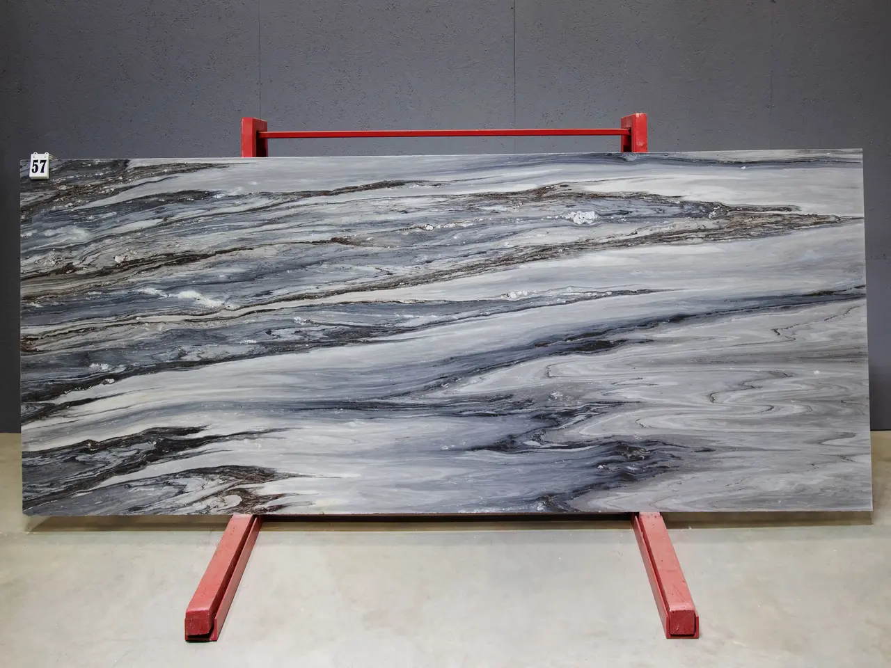 Слэб из мрамора PALISSANDRO BRONZE полированный 3130x1270x20 мм, код 28282