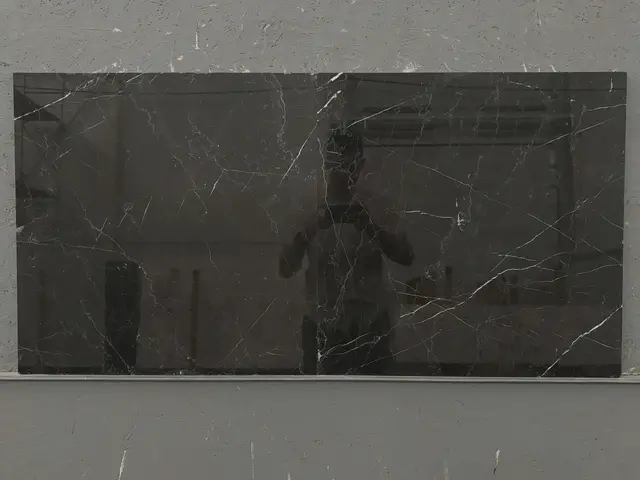 Плитка из мрамора NERO MARQUINA 600x600x20 мм, код 1731