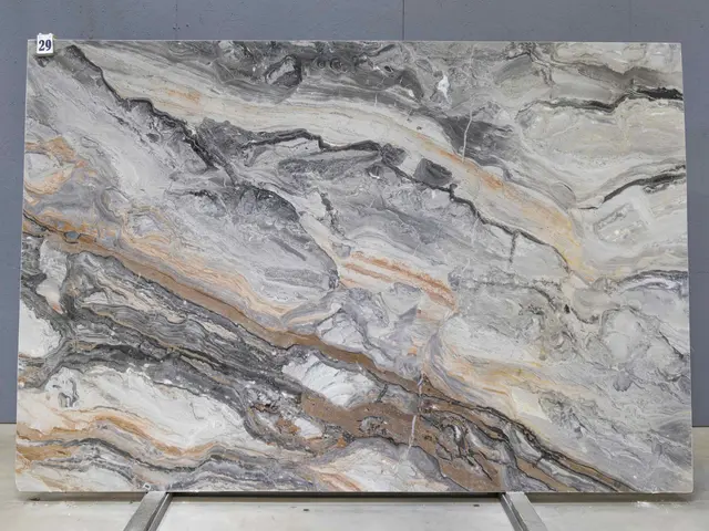 Слэб из мрамора ARABESCATO OROBICO GRIGIO полированный 2800x1880x20 мм, код 26446