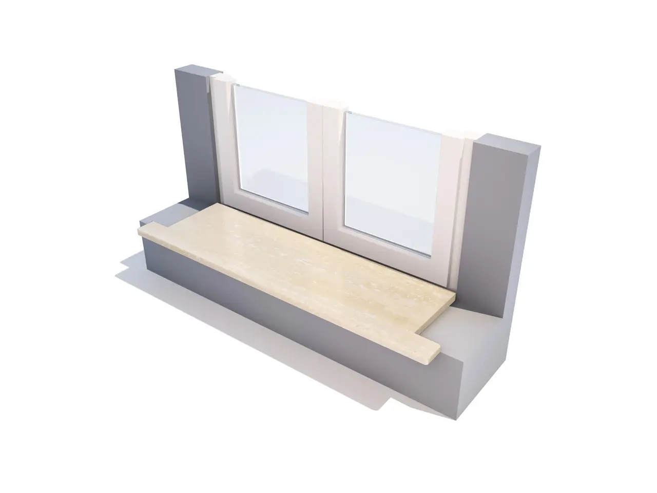 Подоконник CLASSIC LIGHT V/P полированный 1420x220x20 мм, код 298