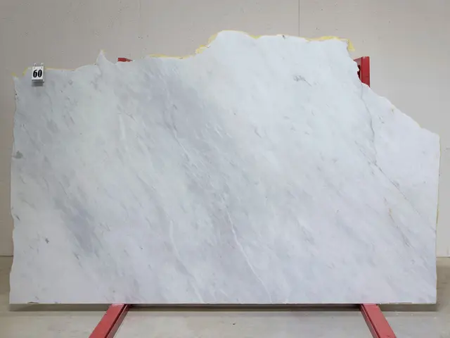 Слэб из мрамора BARGILIO APUANO LIGHT полированный 2250x1300x20 мм, код 26559