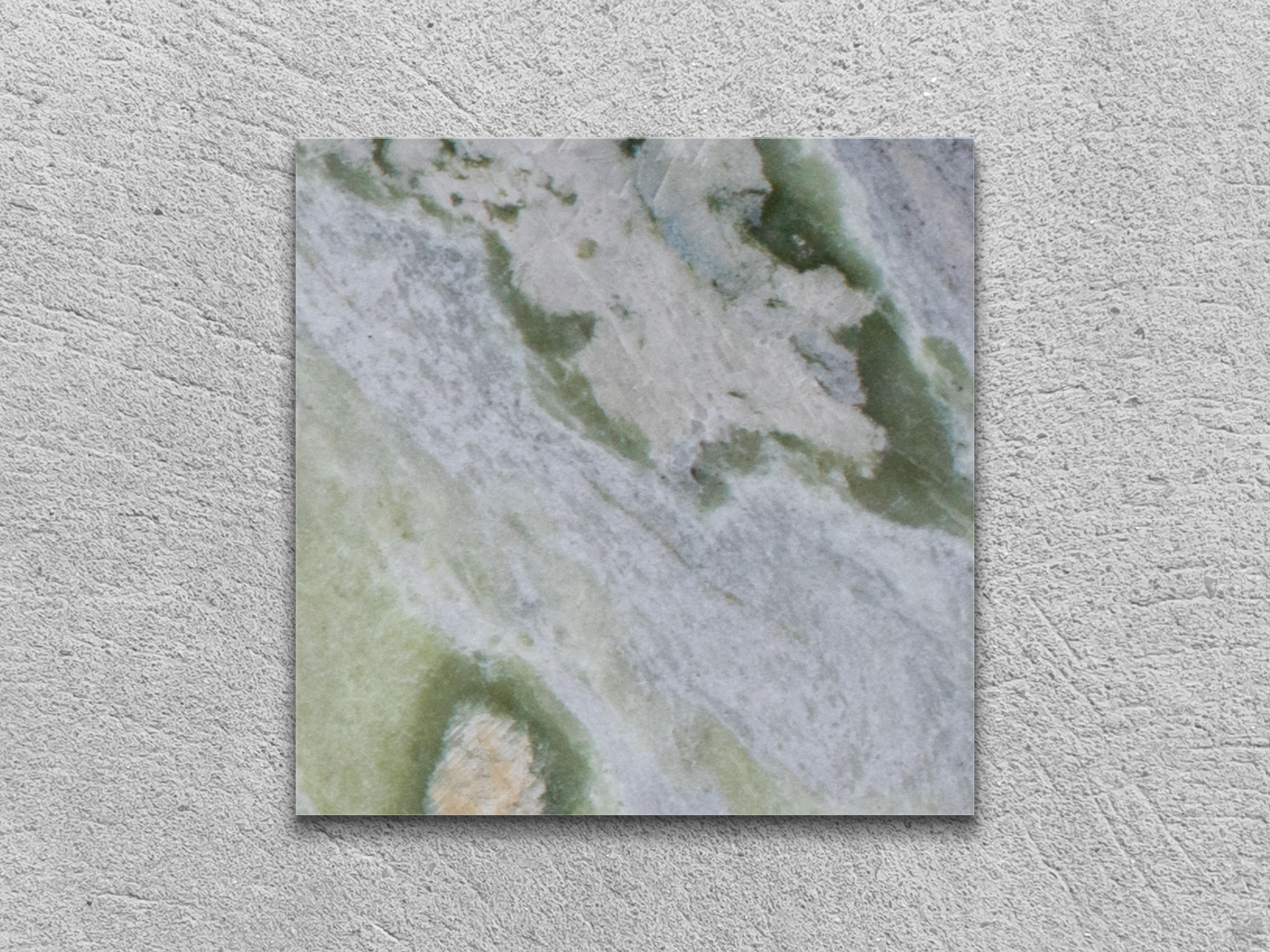 Слэб из оникса HIMALAYAN GREEN полированный 100x100x30 мм, код 10589