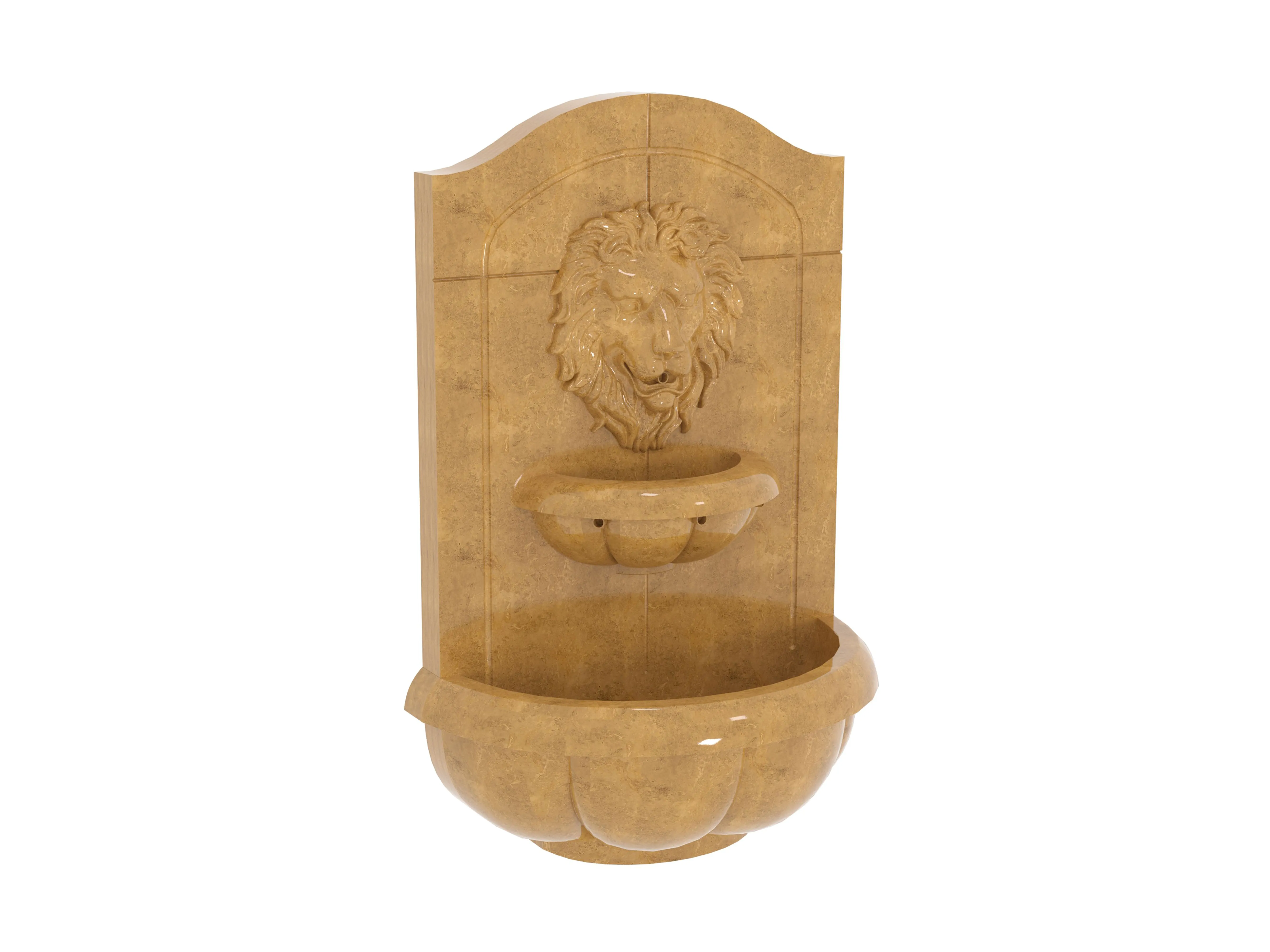 Фонтан DIAMOND V/P ПРИСТЕННЫЙ ЛЕВ 600x1100x1800 мм, код 13300