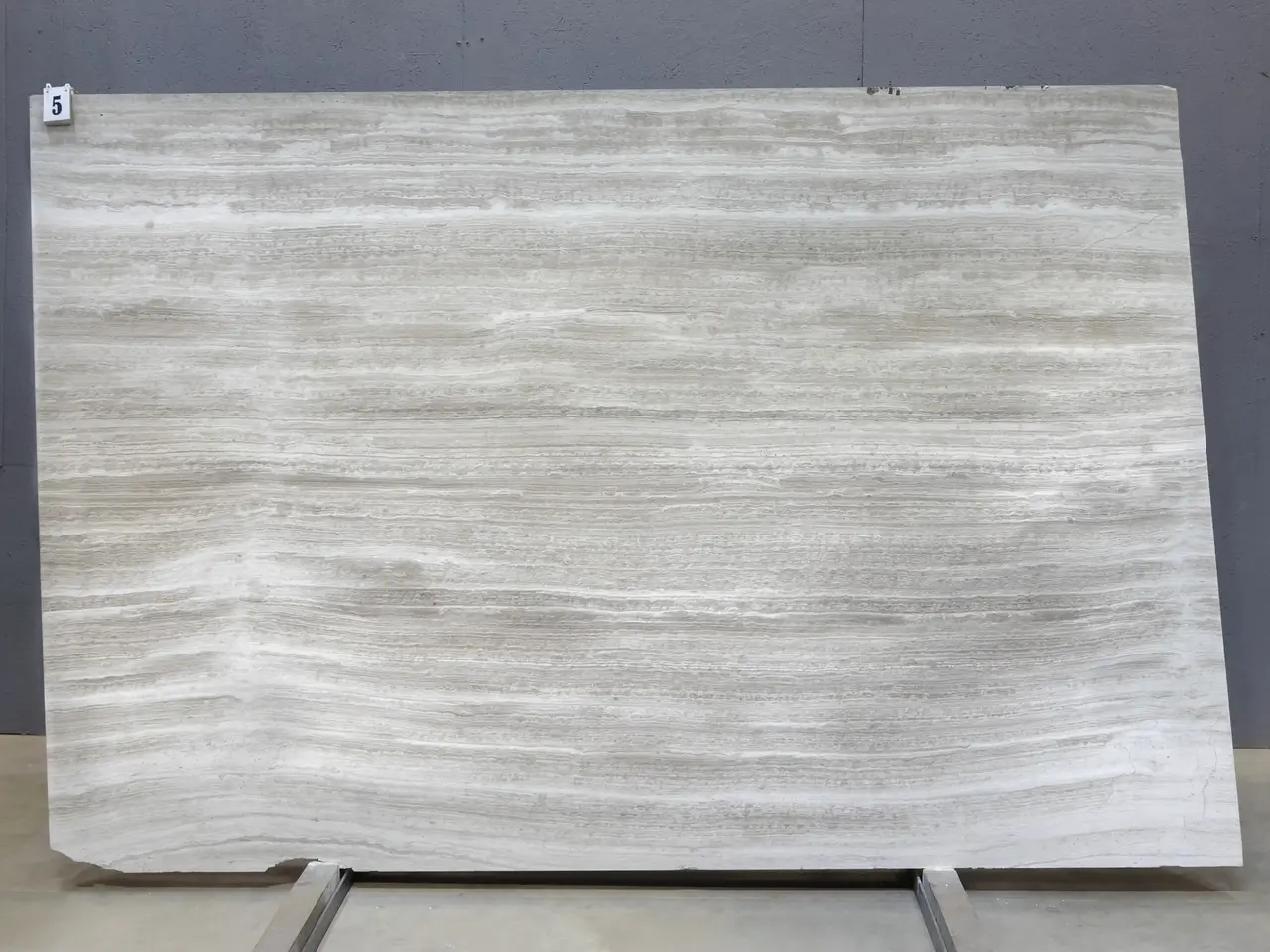 Слэб из мрамора SILK GEORGETTE BIANCO EXTRA полированный 2810x1840x20 мм, код 28760