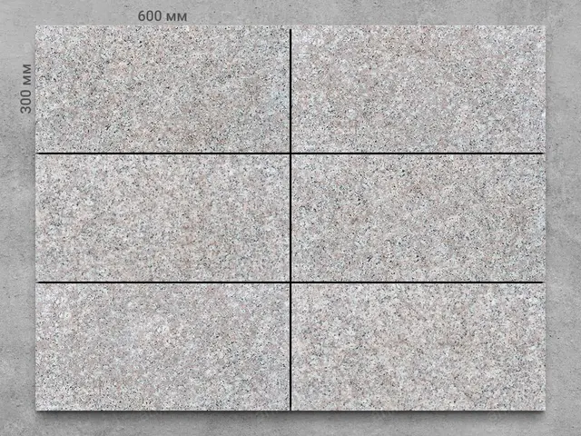 Плитка из гранита PEACH RED 600x300x18 мм, код 5986