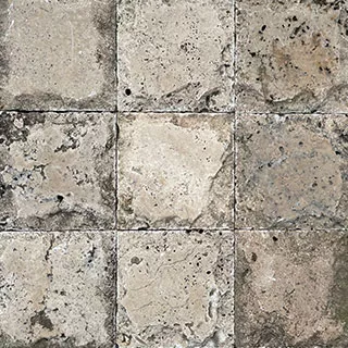 Брусчатка из ТРАВЕРТИНА колотый