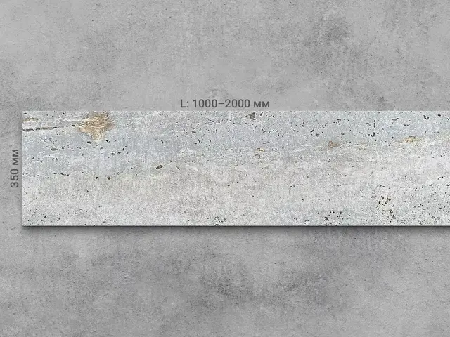 Плитка из травертина DIAMOND V/S пиленый Lx350x30 мм, код 20201