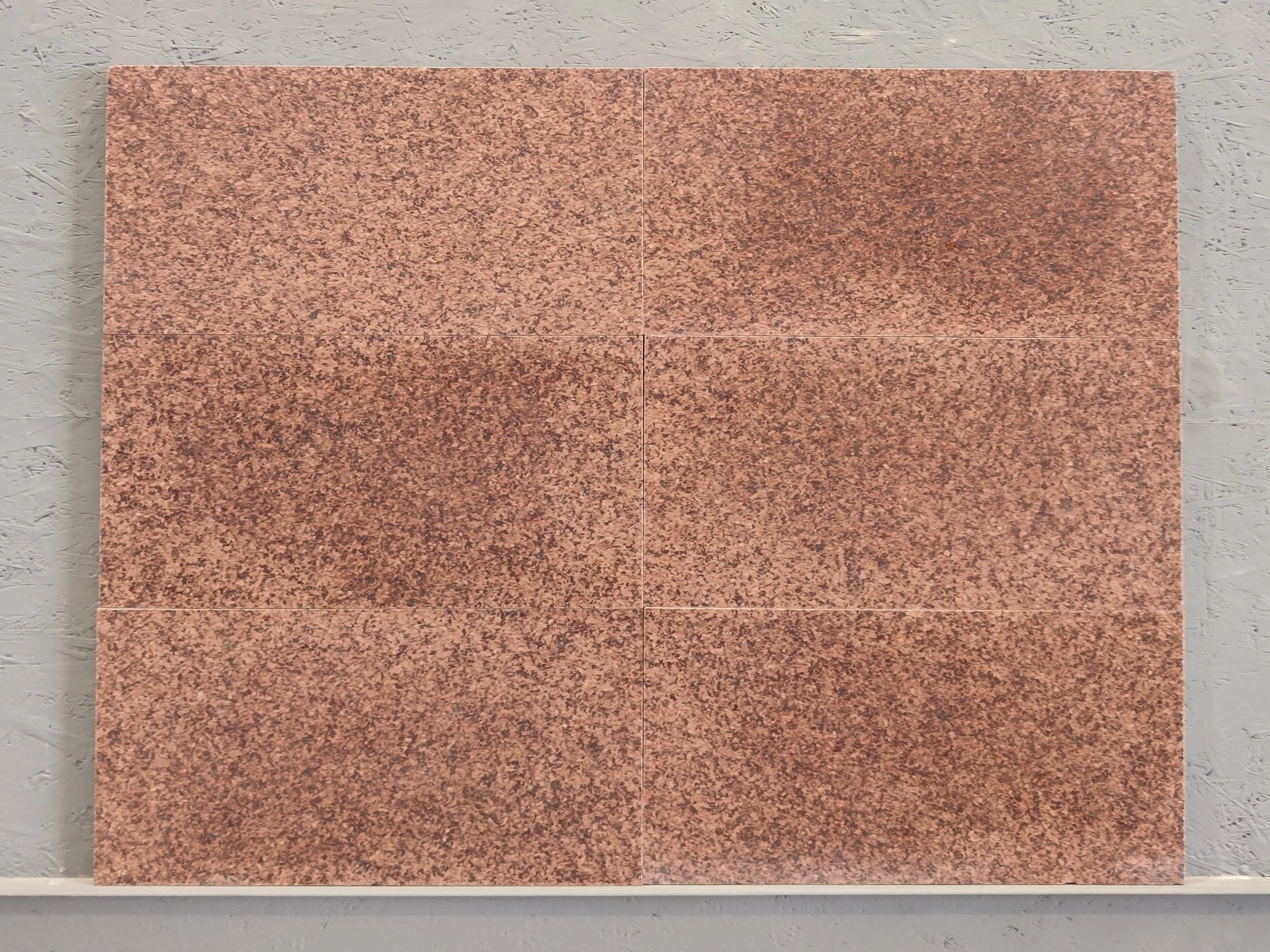 Плитка из гранита BRUNO RED полированный 600x300x20 мм, код 12536