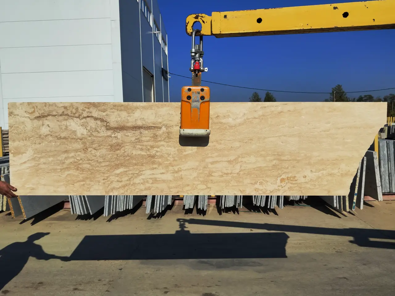 Полоса из травертина CLASSIC LIGHT 2360x650x20 мм, код 28939