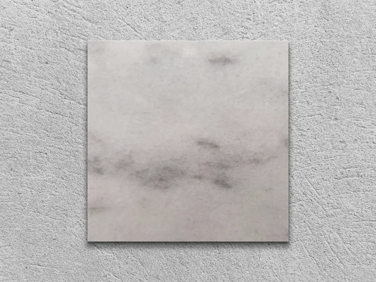 Слэб из мрамора PURE WHITE полированный 100x100x20 мм, код 2541