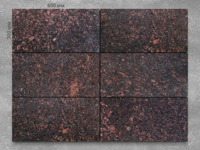 Плитка из гранита TAN BROWN полированный 600x300x15 мм, код 10579