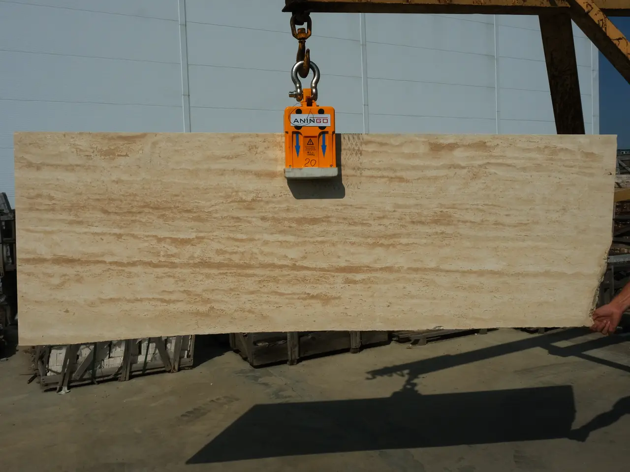 Полоса из травертина CLASSIC LIGHT 2350x770x30 мм, код 28061