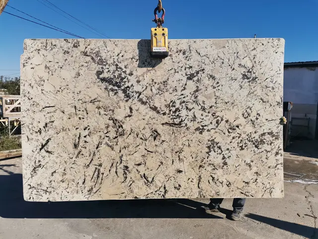 Слэб из гранита DELICATUS WHITE 3060x1900x20 мм, код 15750