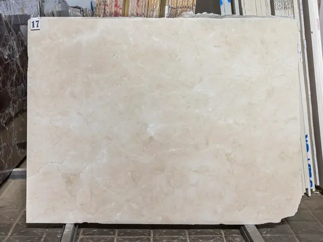 Слэб из мрамора CREMA NOVA полированный 1900x1400x30 мм, код 27593