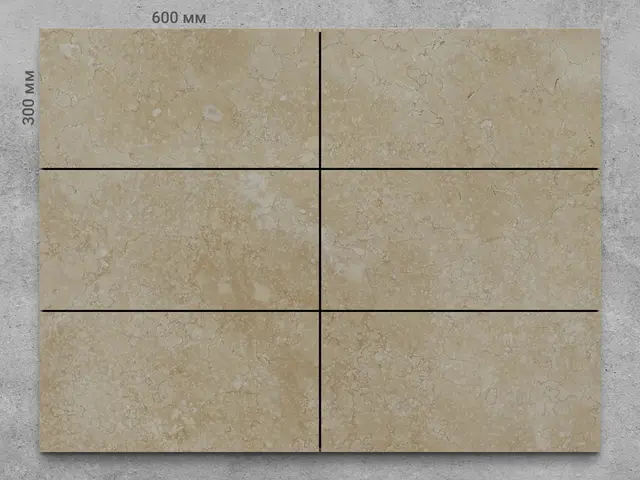 Плитка из мрамора GALALA полированный 600x300x20 мм, код 19084