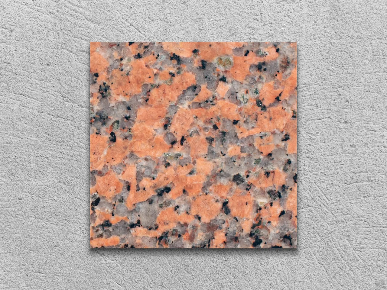Слэб из гранита MAPLE RED 100x100x30 мм, код 2647