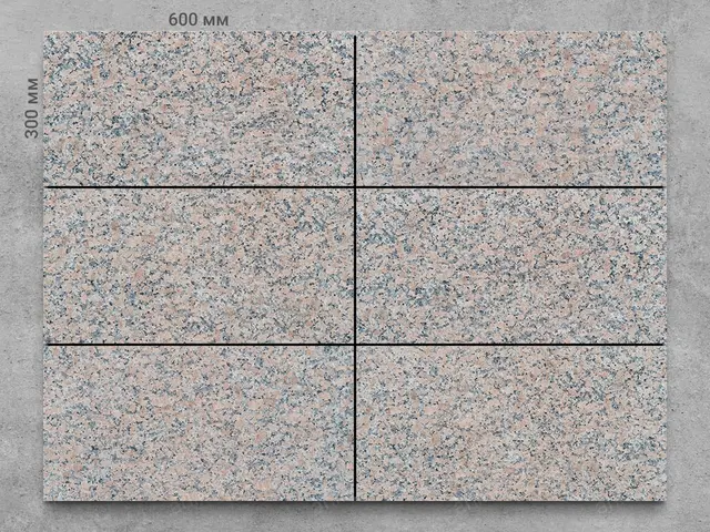 Плитка из гранита MAPLE RED 600x300x18 мм, код 10378