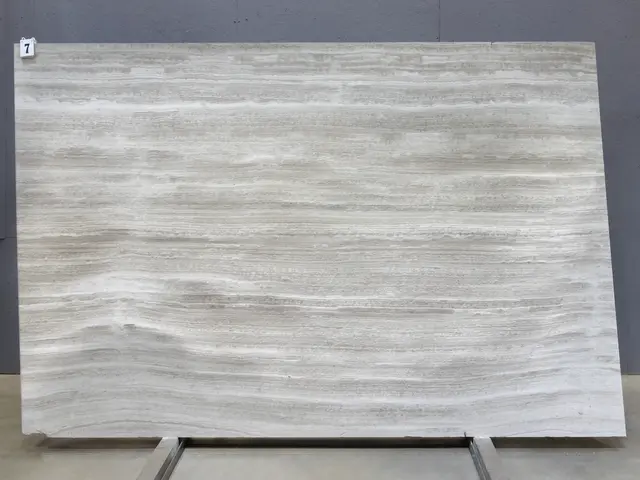 Слэб из мрамора SILK GEORGETTE BIANCO EXTRA полированный 2810x1850x20 мм, код 28762