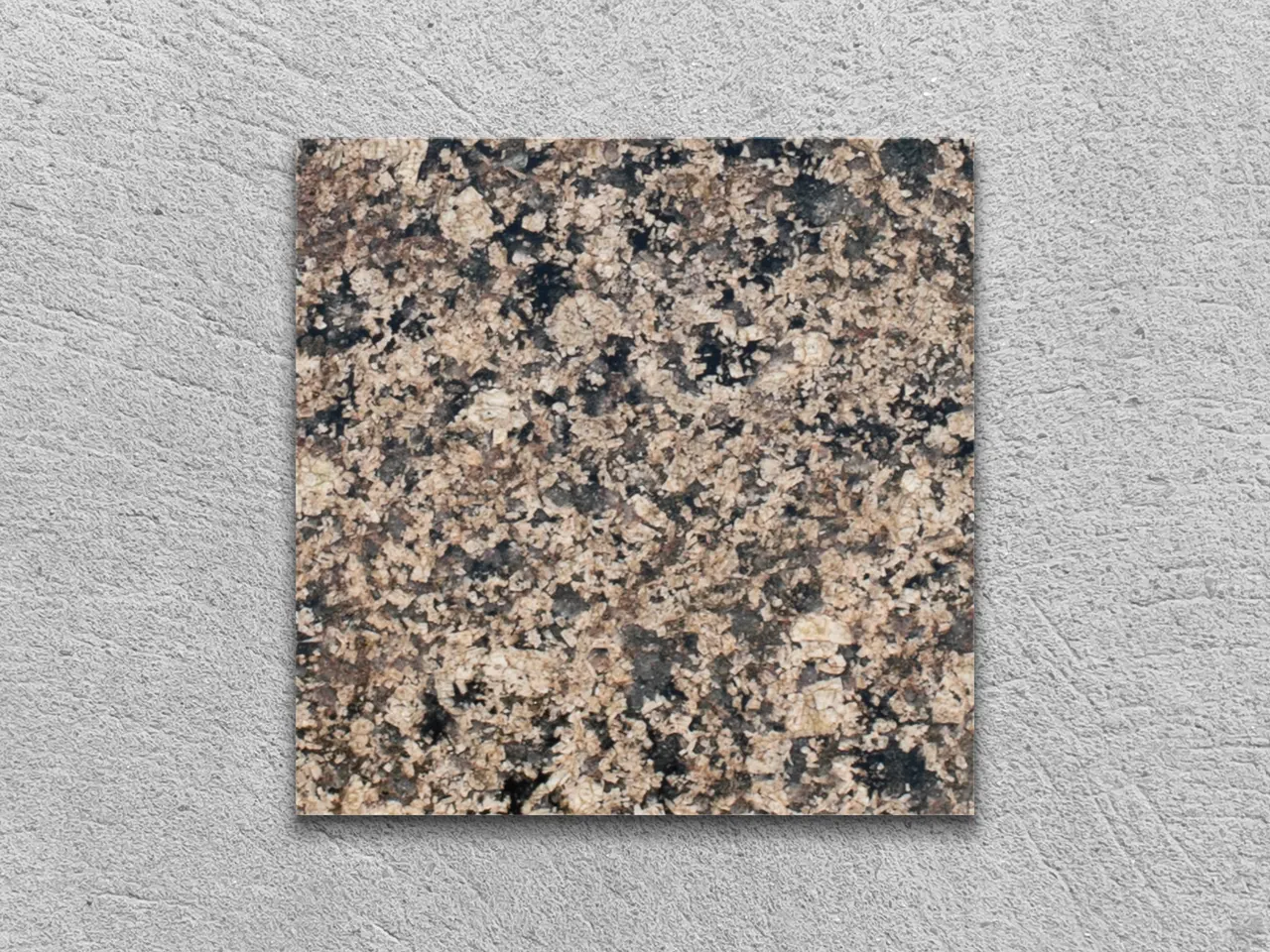 Слэб из гранита DESERT BROWN полированный 100x100x30 мм, код 2660