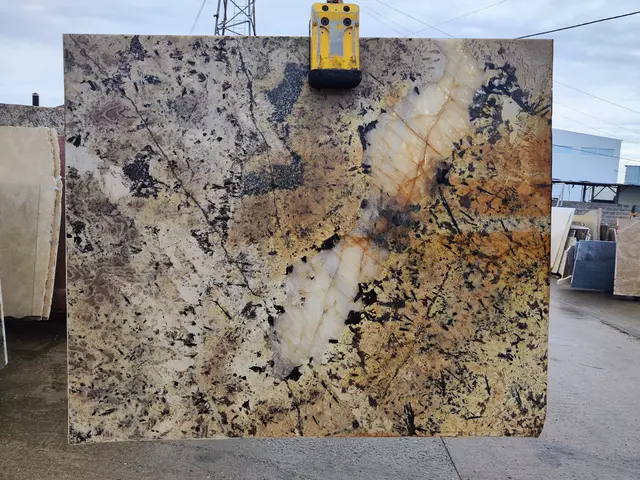 Слэб из гранита DELICATUS WHITE 2050x1660x20 мм, код 22271