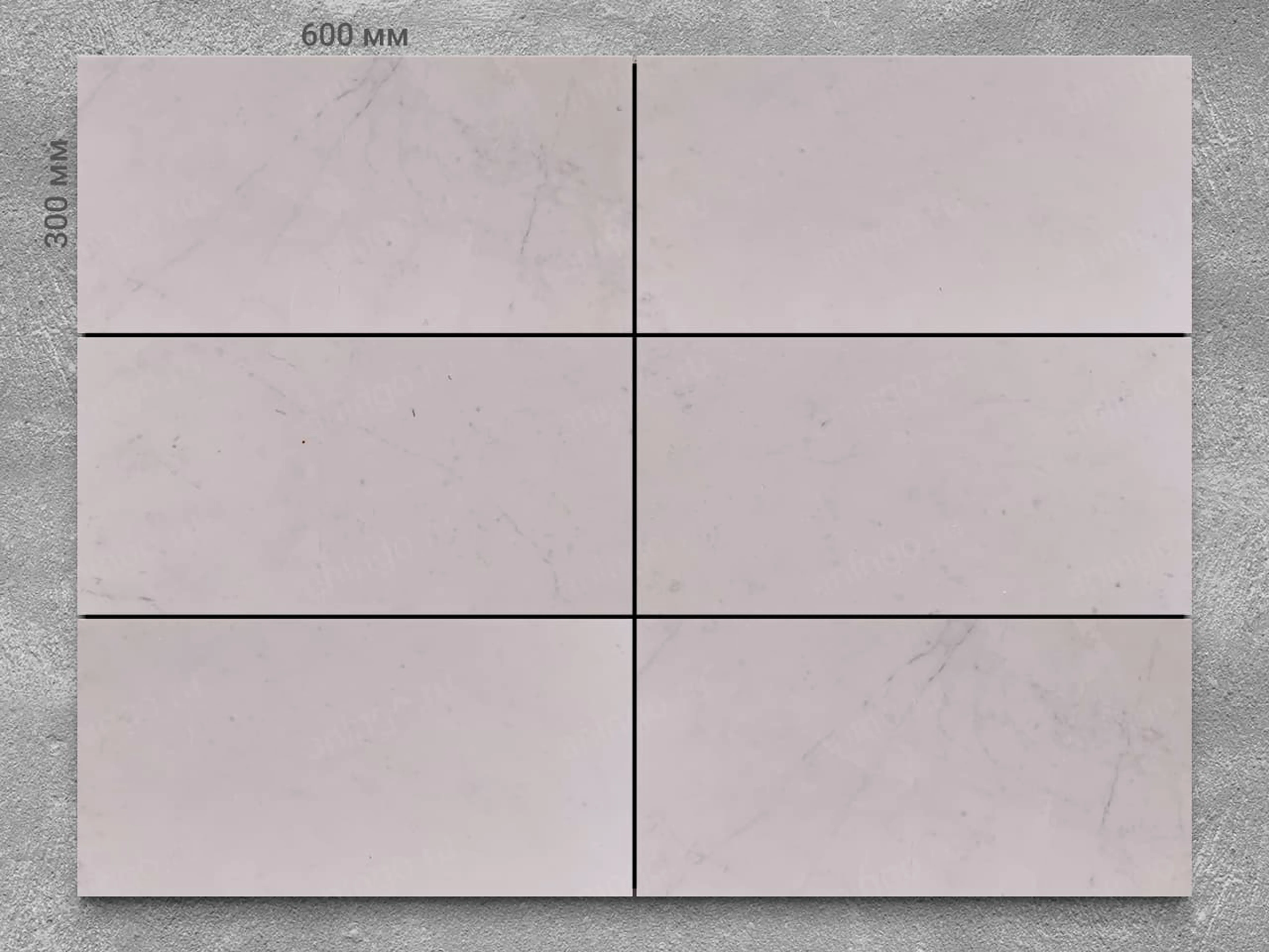 Плитка из мрамора PIRGON полированный 600x300x20 мм, код 14260