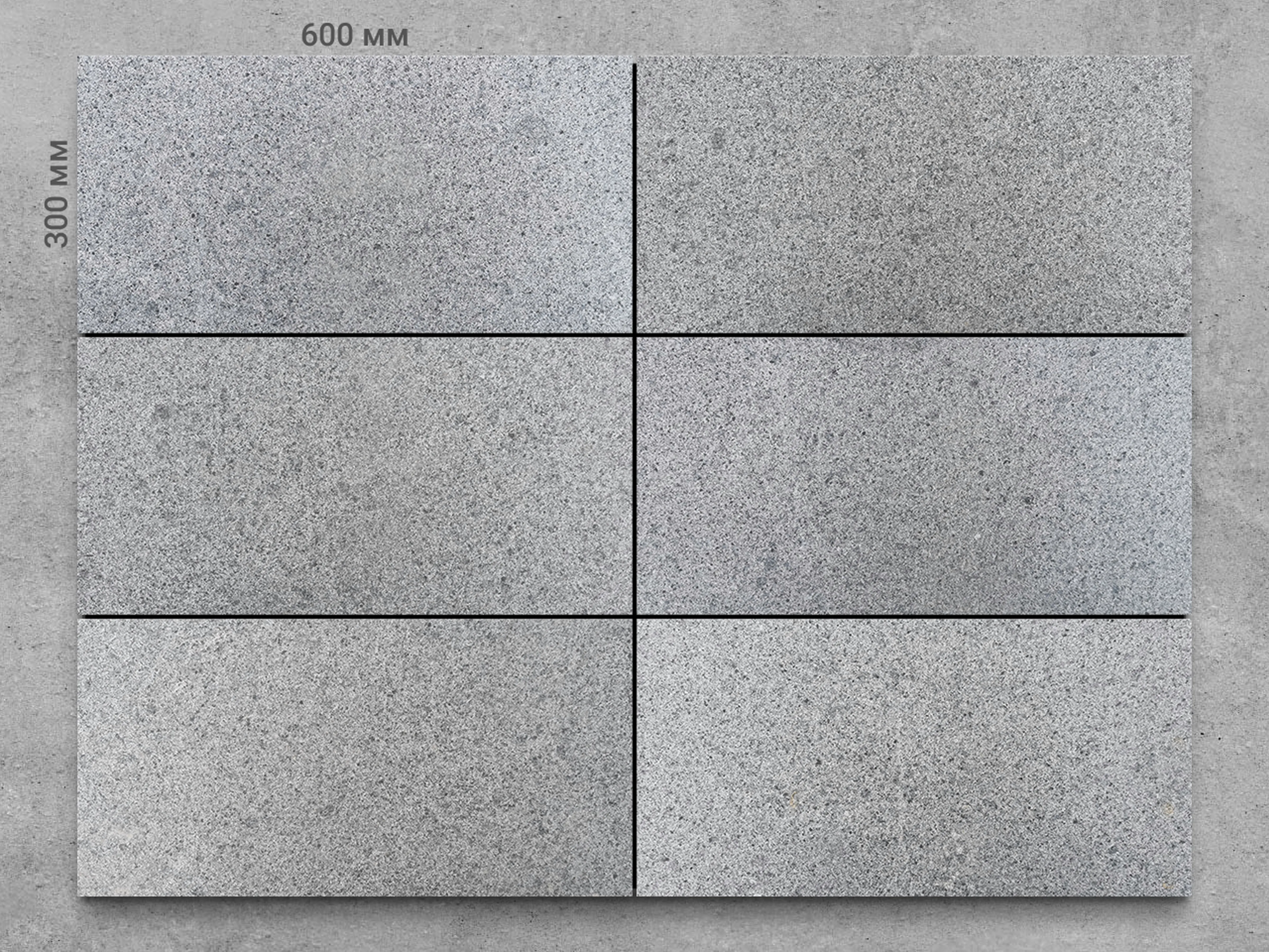 Плитка из гранита SESAM BLACK 600x300x18 мм, код 3547