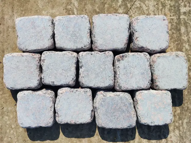 Брусчатка КРАСНОГОРСКАЯ галтованная 150x150x100 мм, код 25607