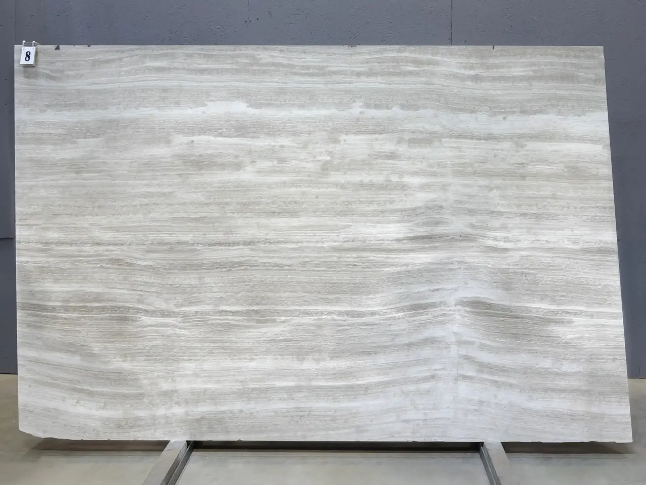 Слэб из мрамора SILK GEORGETTE BIANCO EXTRA полированный 2810x1850x20 мм, код 28763