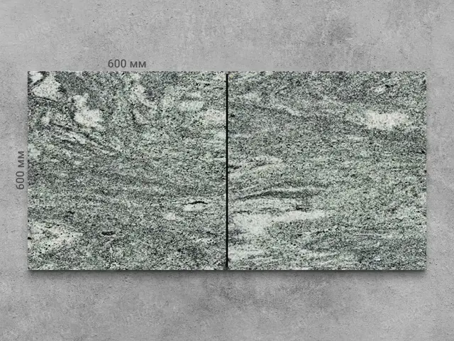 Плитка из гранита KUPPAM GREEN полированный 600x600x18 мм, код 3964