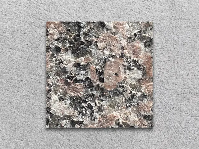 Полоса из гранита RED ASWAN термообработанный 100x100x20 мм, код 21846