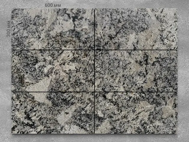 Плитка из гранита ALASKA WHITE 600x300x20 мм, код 4331