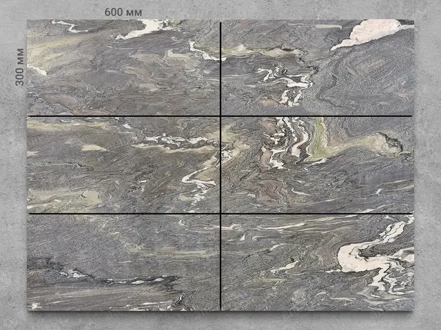Плитка из мрамора SCORPIO полированный 600x300x20 мм, код 1195