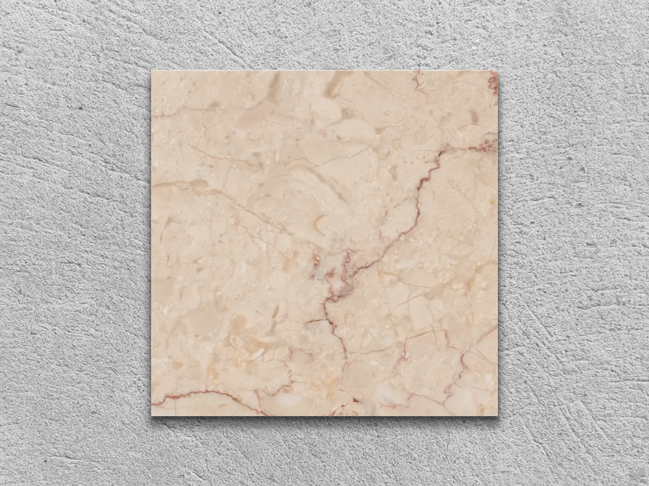 Слэб из мрамора CREMA NOVA EXTRA полированный 100x100x20 мм, код 7205