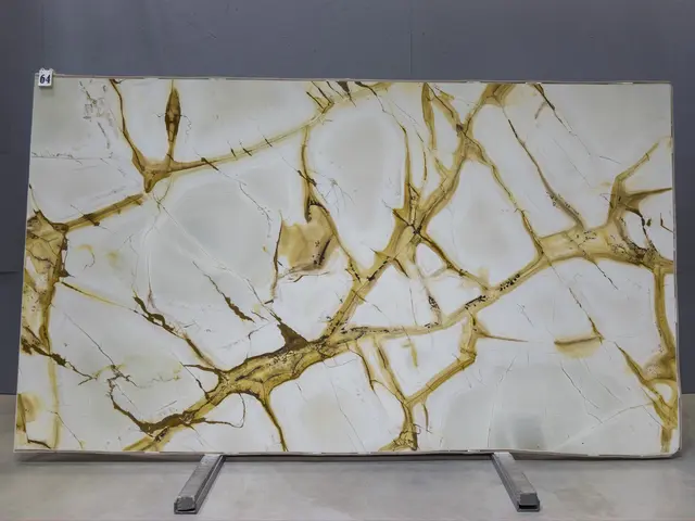 Слэб из кварцита BRECCIA ROMANO полированный 3370x1900x20 мм, код 26177