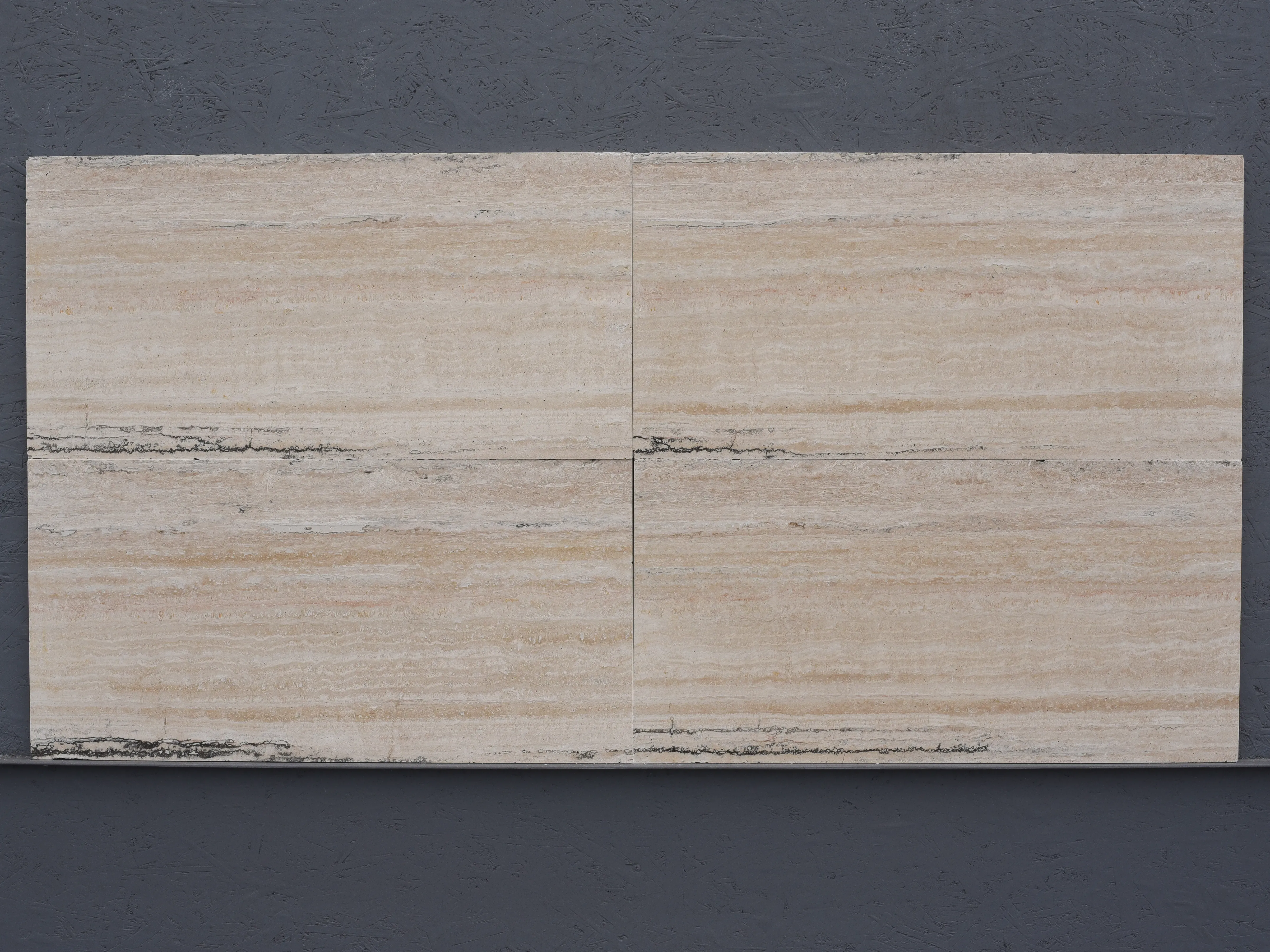 Плитка из травертина CREMA полированный 800x400x20 мм, код 19047