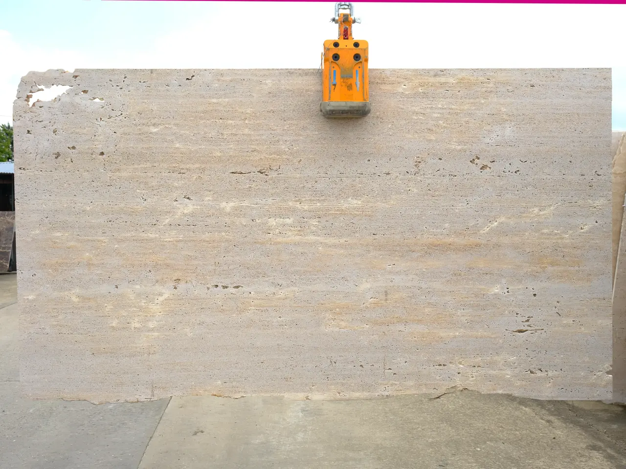 Слэб из травертина DIAMOND V/S пиленый 2550x1250x20 мм, код 27723